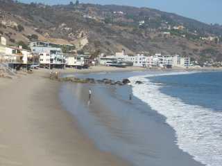 Malibu beach Dan Blocker beach from Malibu Pier