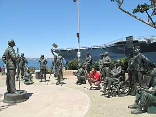 San Diego Harbor Bob Hope statue