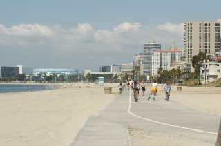 Long Beach bike path