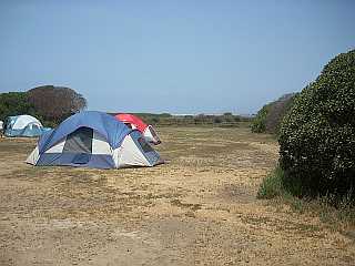 McGrath State Beach campsite