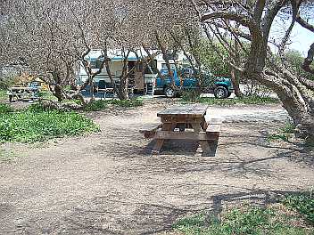 McGrath State Beach Group Camping area