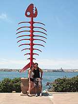 San Diego Harbor Fish Bones statute