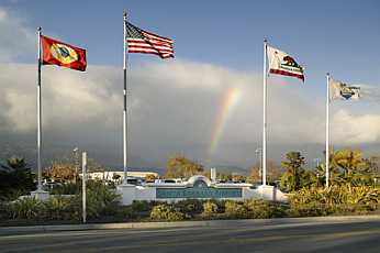 Santa Barbara Airport Entrance