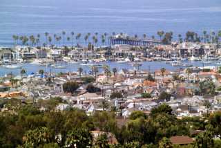 Newport Beach arial view